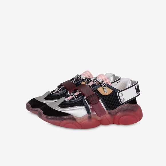 New Authentic MOSCHINO Roller Skates laminated teddy shoes - Picture 6 of 15